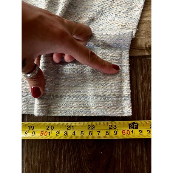 VTG 2 Panels Pinch Pleat Curtains Valance Blackout Soft Light Blue USA 24"x81" - Picture 12 of 16